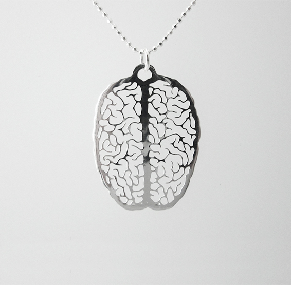 Delftia - Science Jewelry | Silver Necklaces | A little Extra Brain