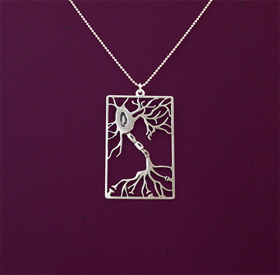 Neuron rectangle in silver