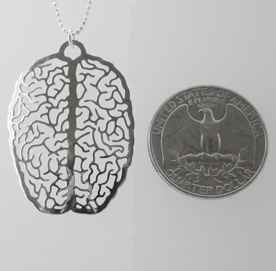 Delftia - Science Jewelry | Silver Necklaces | A little Extra Brain