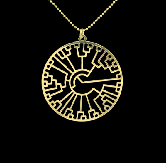 phylogenetic tree in gold