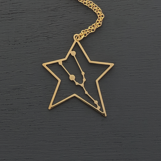 Rose Gold Star Constellation Necklace – GIVA Jewellery